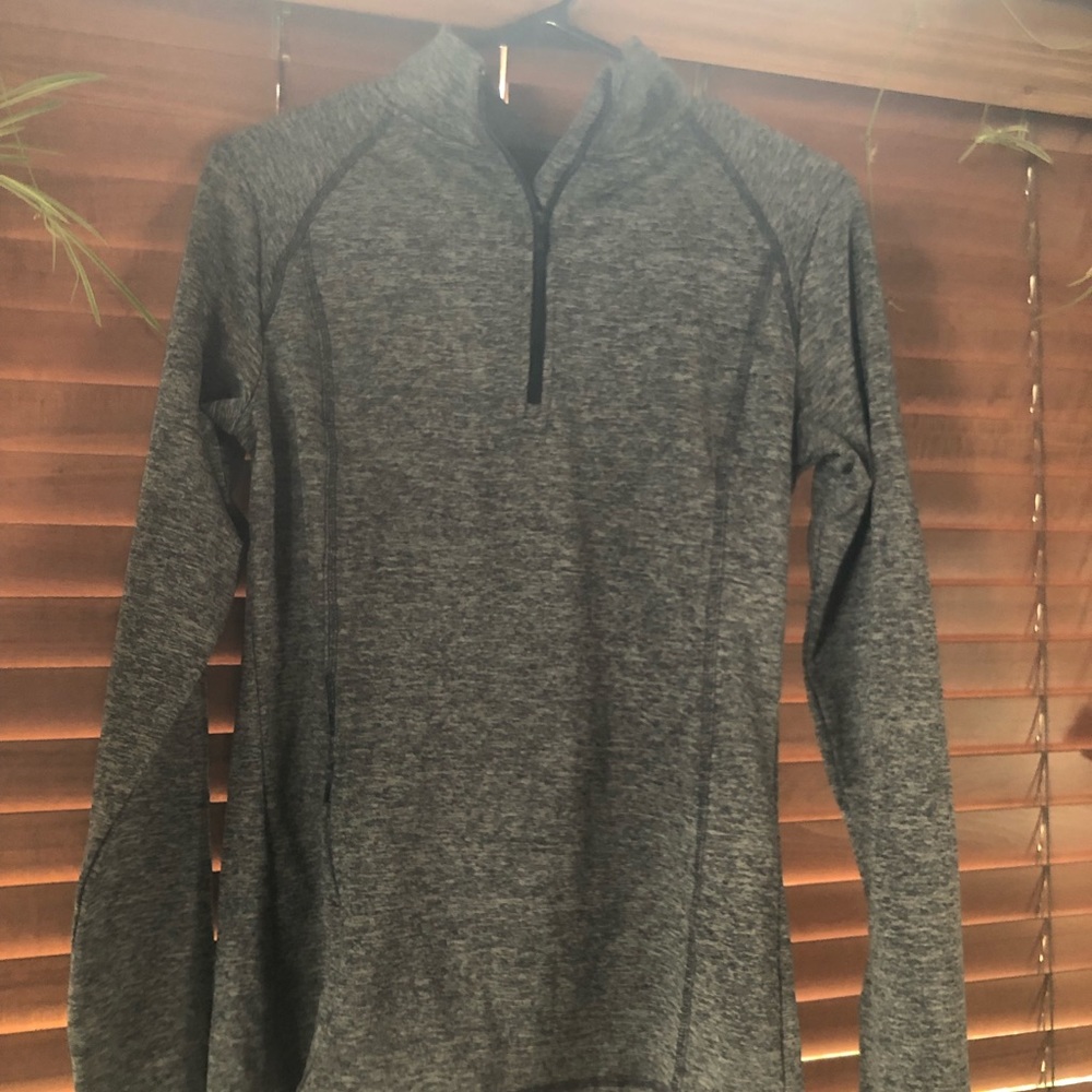 Gray All in Motion Half Zip Up Jacket